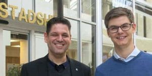 Kiarash Kaffashpour och Jonas Löfgren