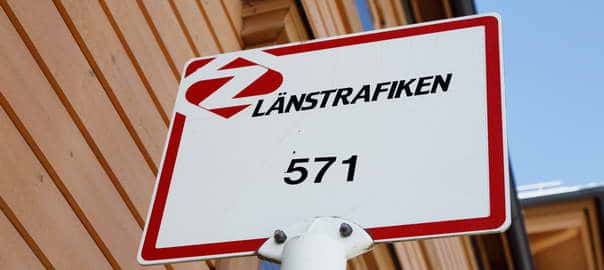 Länstrafikskylt